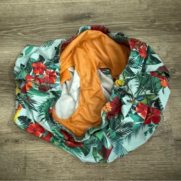 Men's Tommy Bahama Tropical Hawaiian Print Men's Swim Shorts - Picture 5 of 9